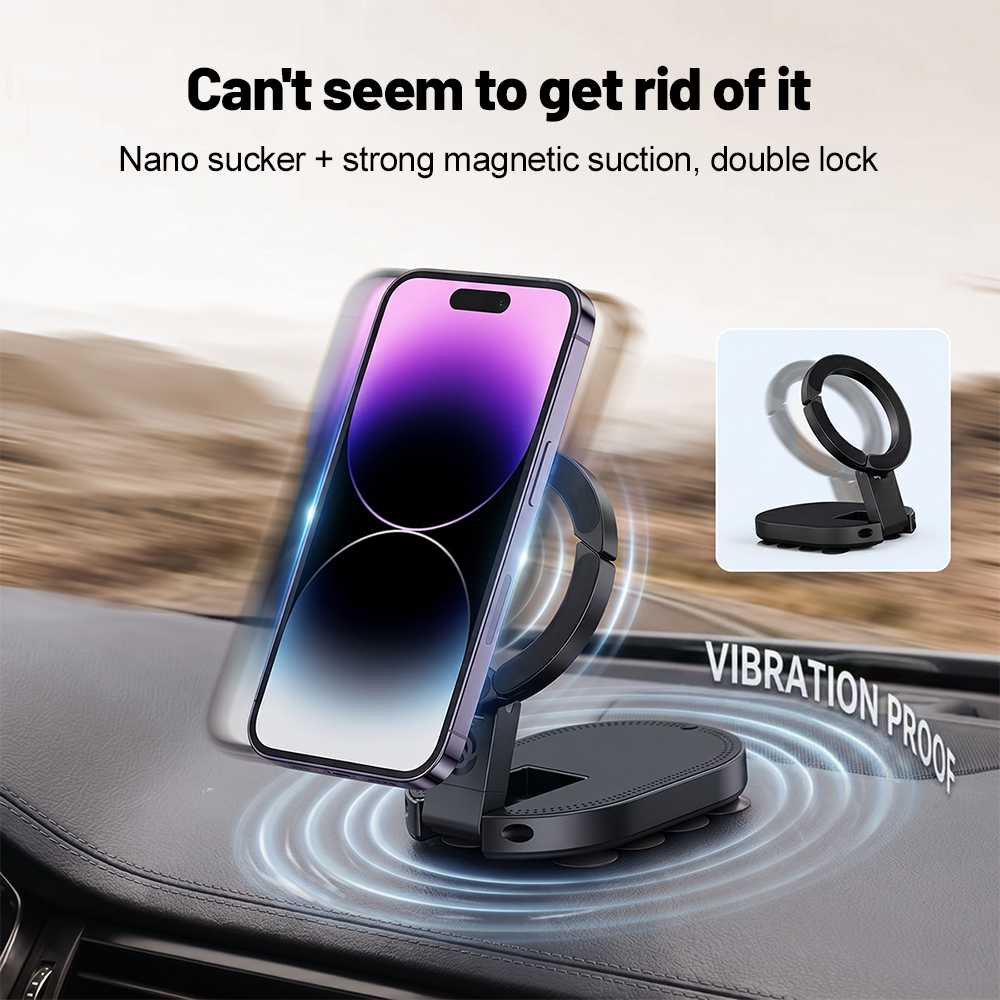 Travel Accessories Car - 360 ° Soporte magnético para teléfono