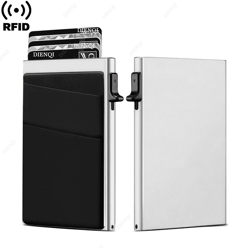 Travel Wallet Slim - Carteras con tarjetero con bloqueo RFID