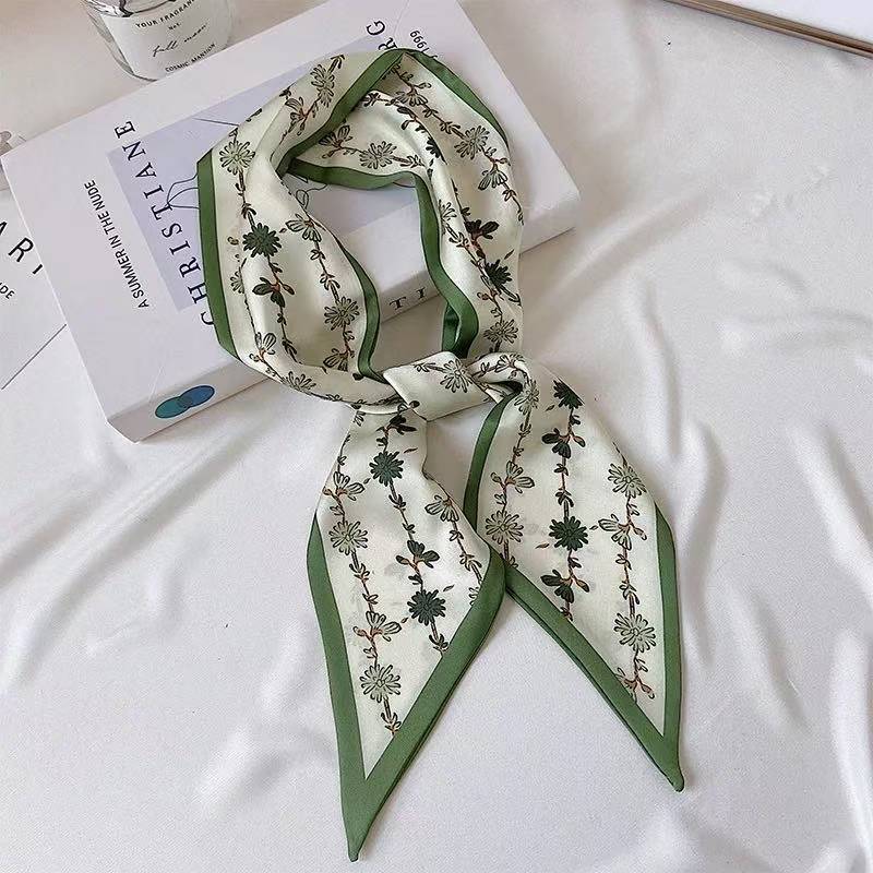 Pañuelo de Seda Floral Vintage - Travel Accessories Neck reseña y precio