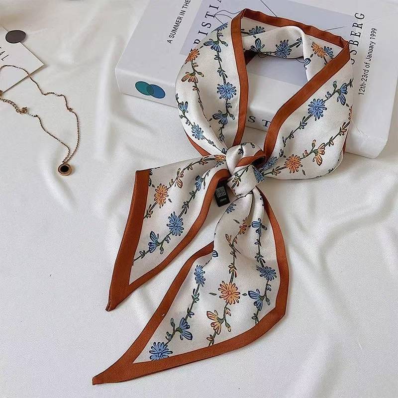 Pañuelo de Seda Floral Vintage - Travel Accessories Neck reseña y precio