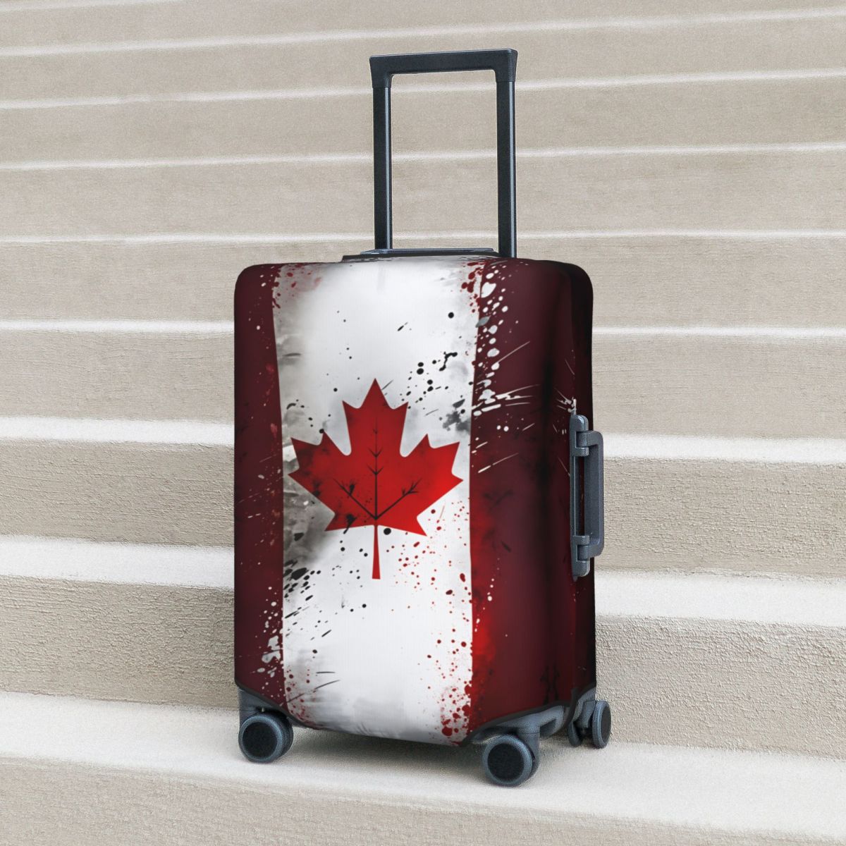 Funda para maleta con bandera  - Travel Accessories Canada reseña y precio