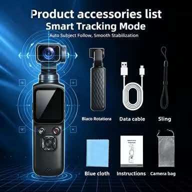 Cámara Digital de Bolsillo con - Travel Vlog Accessories reseña y precio
