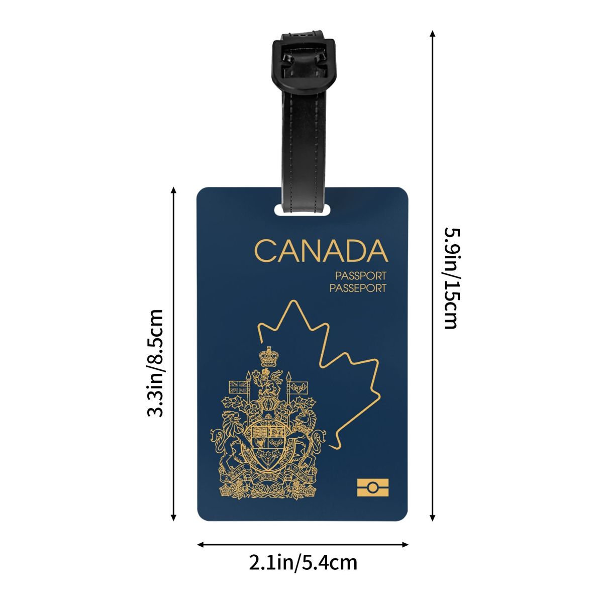 Etiqueta de equipaje para pasa - Travel Accessories Canada reseña y precio