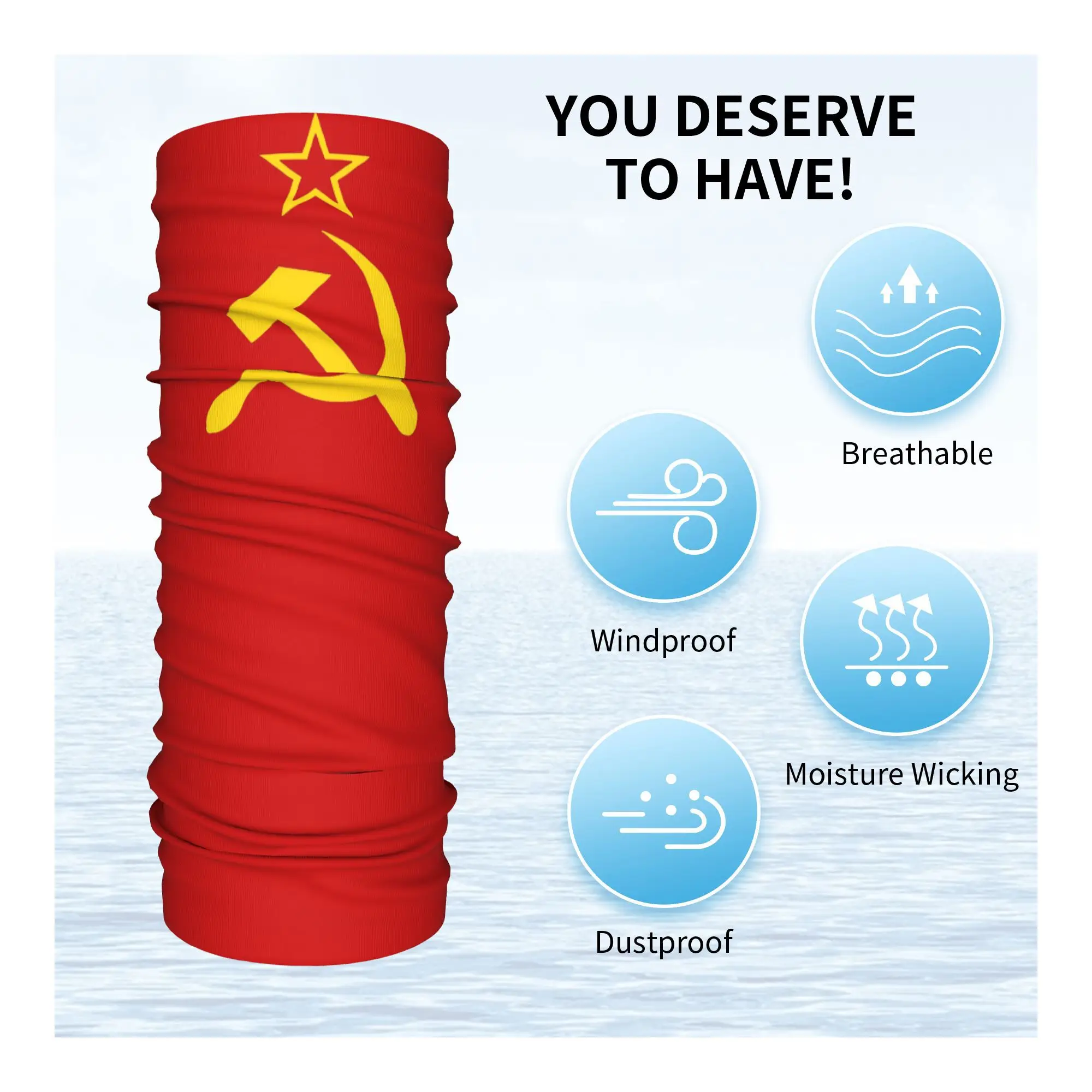URSS Hammer and Sickle CCCP re - Travel Accessories Neck reseña y precio