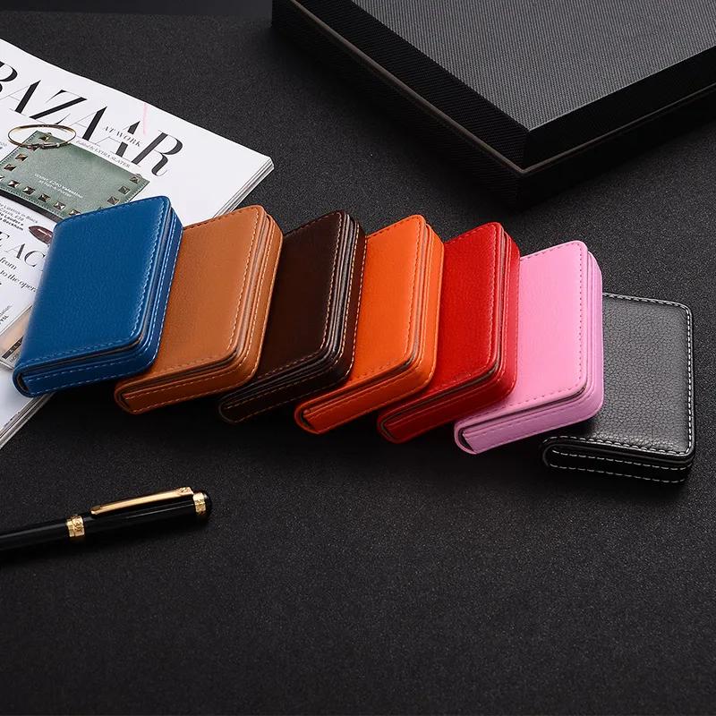 Tarjetero de Cuero PU 2026 con - Travel Wallet Slim reseña y precio