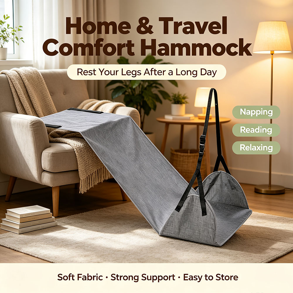 Reposapiés Portátil Ajustable  - Travel Accessories For Train reseña y precio