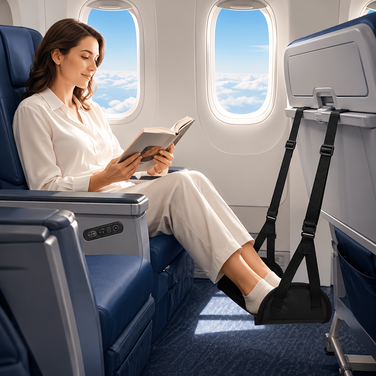 1 unidad de reposapiés ajustab - Travel Accessories For Train reseña y precio