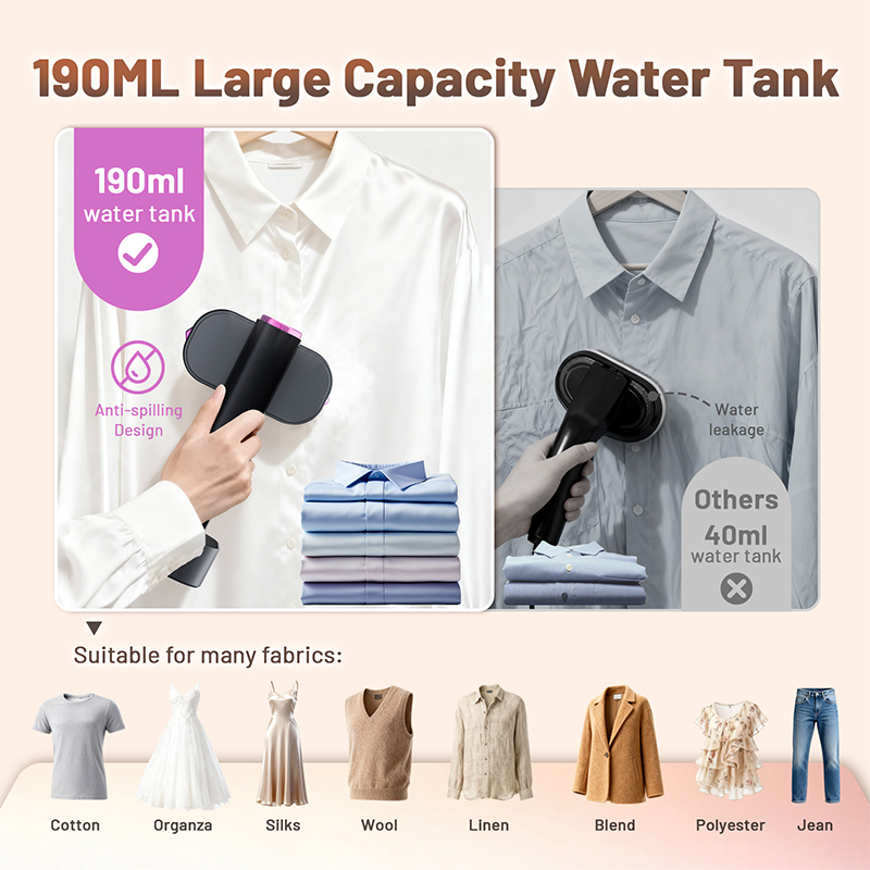Plancha de vapor portátil, pla - Portable Steamer Clothes reseña y precio