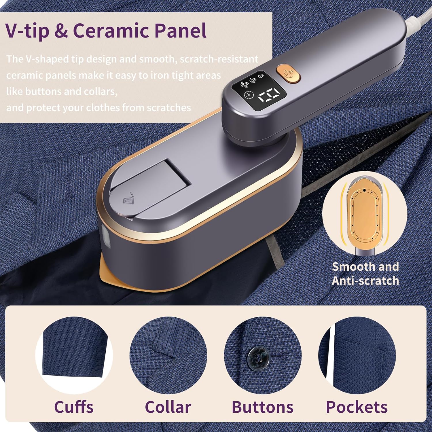 Plancha de vapor portátil para - Portable Steamer Clothes reseña y precio