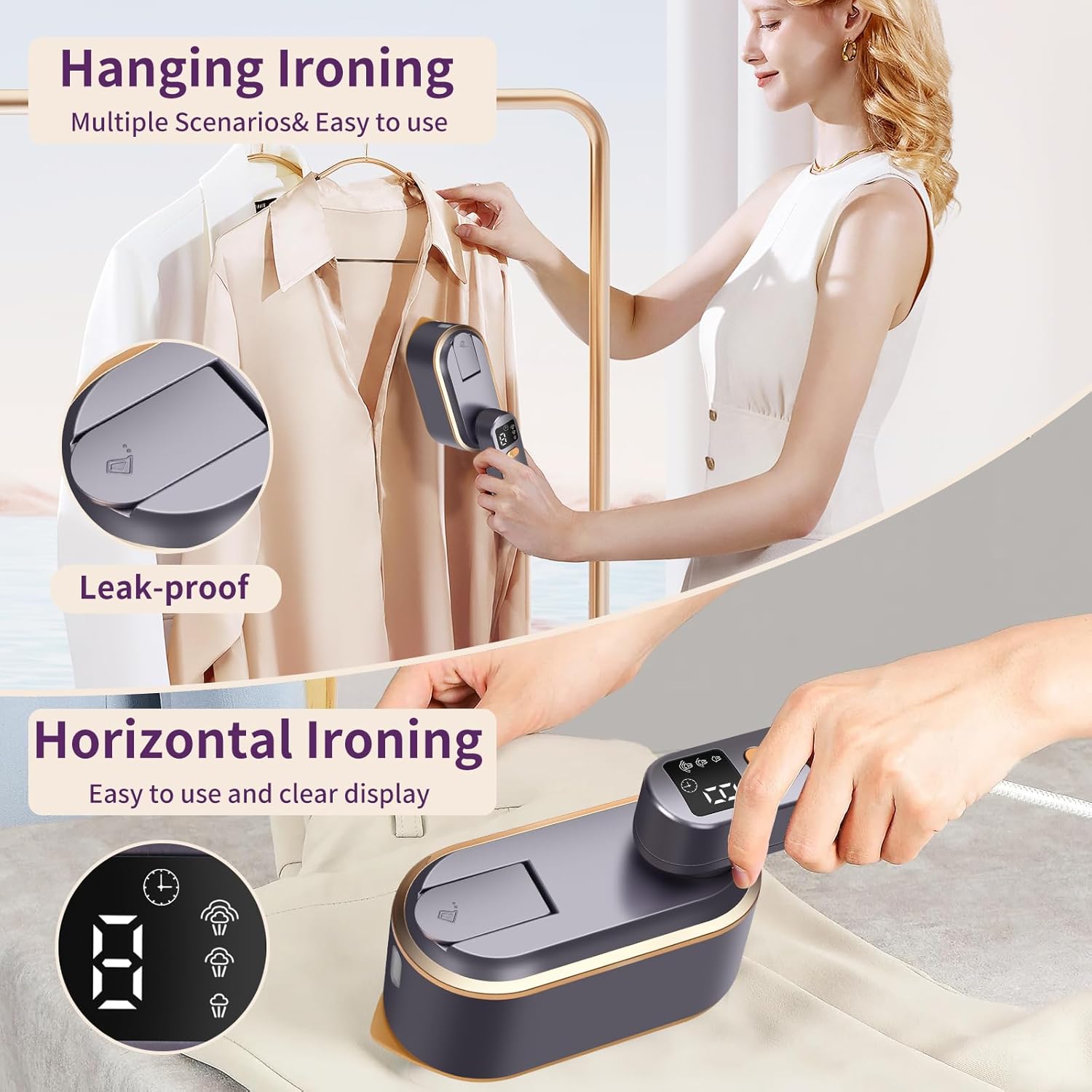 Plancha de vapor portátil para - Portable Steamer Clothes reseña y precio
