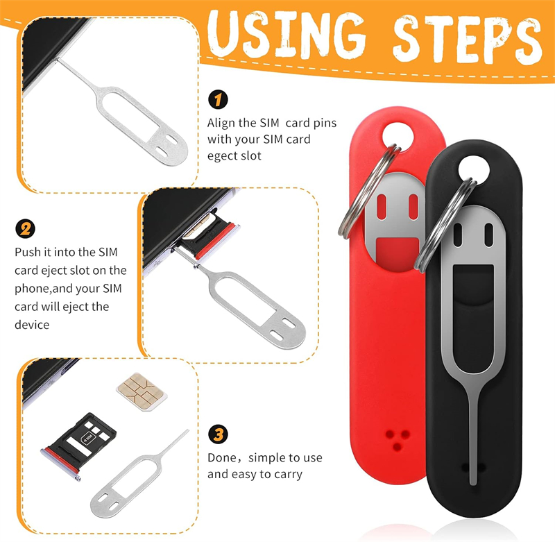 Aguja de expulsión de tarjeta  - Sim Card Holder Case reseña y precio