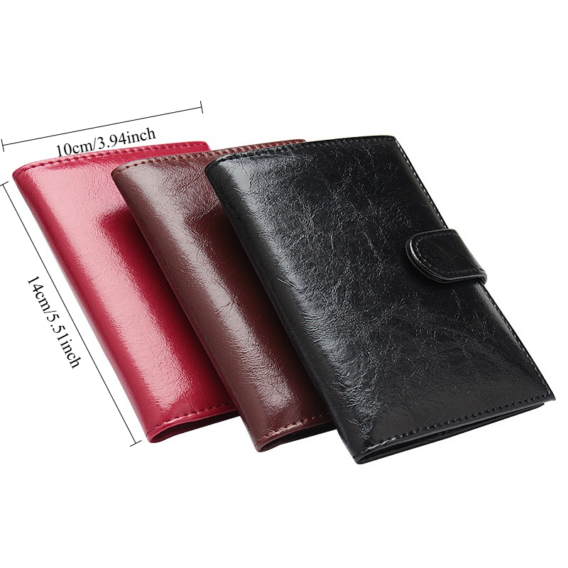 Porta Pasaportes de Cuero PU E - Travel Accessories Designer reseña y precio