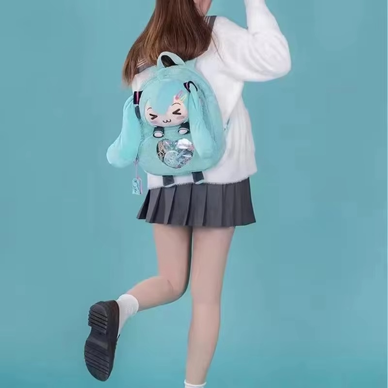 Mochila de Felpa Suave con Bor - Travel Accessories Japan reseña y precio