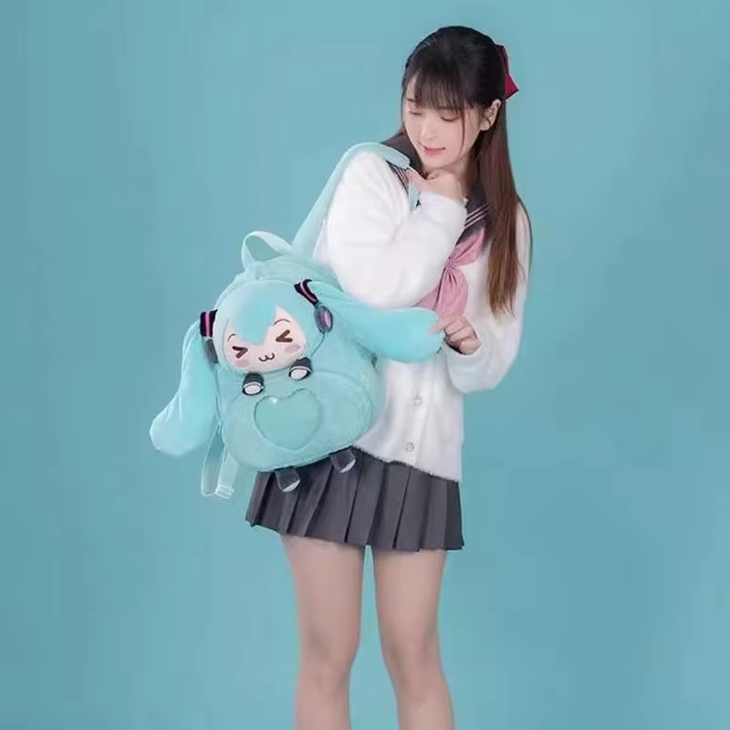 Mochila de Felpa Suave con Bor - Travel Accessories Japan reseña y precio
