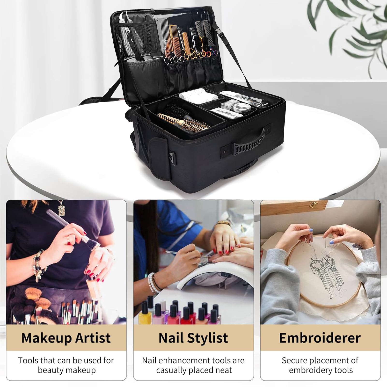 Estuche de maquillaje enrollab - Travel Accessories For Train reseña y precio