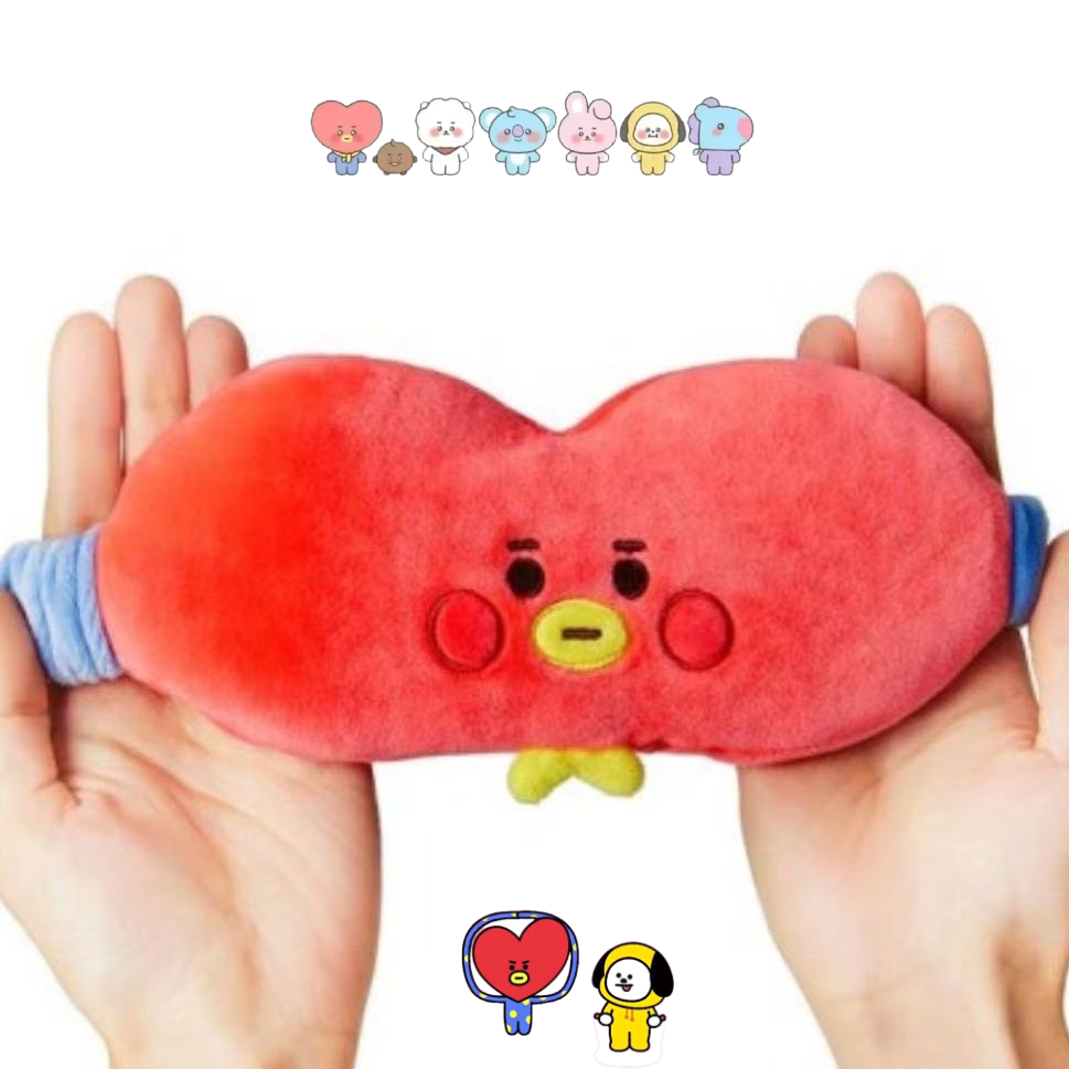 Antifaz de peluche BT21 con di - Travel Accessories Gear reseña y precio