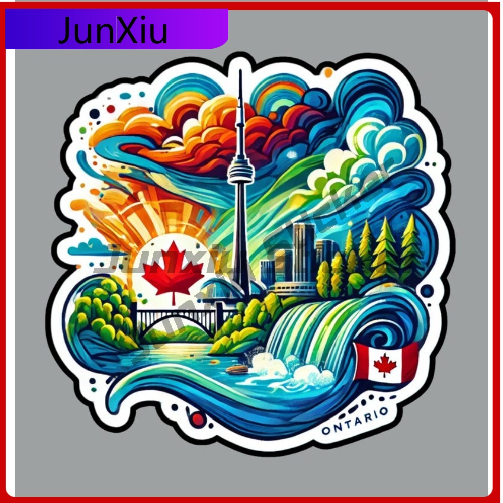 Ontario Canadá pegatina de via - Travel Accessories Canada reseña y precio