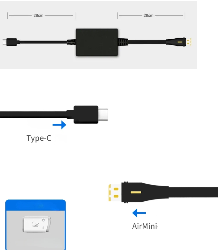 Cable de Carga ResMed Airmini  - Travel Accessories For Train reseña y precio