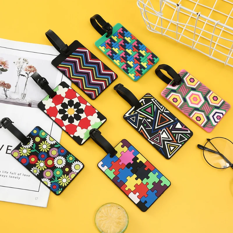 Etiquetas de equipaje con patr - Travel Accessories Designer reseña y precio